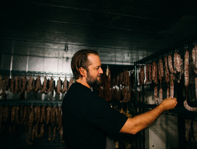 One of the Owners of Chattanooga's Local Butcher Shop